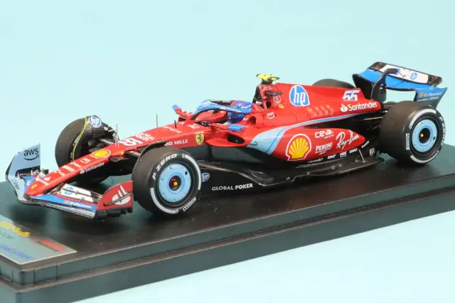 ルックスマート 1/43 フェラーリ SF-24 モナコGP 2024 C.サインツ