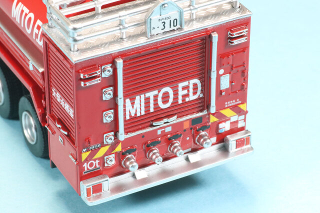 ACT CAR 1/64 モリタ 水戸市消防局 大型水槽車(桜水) ACT0002 ミニカー