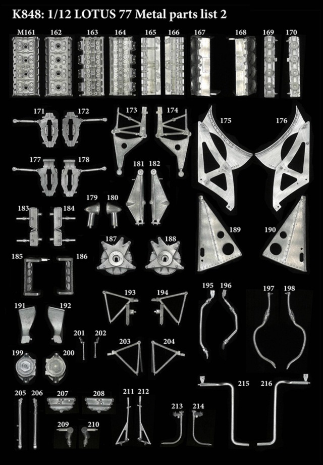 モデルファクトリーヒロ 1/12 フルディティールキット ロータス 77