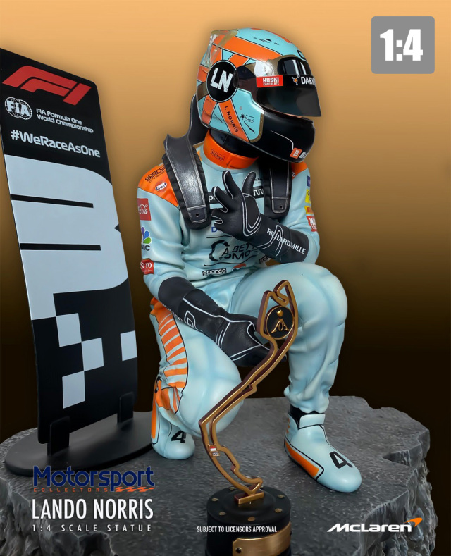 予約] モータースポーツコレクターズ 1/4 フィギュア L.ノリス モナコ