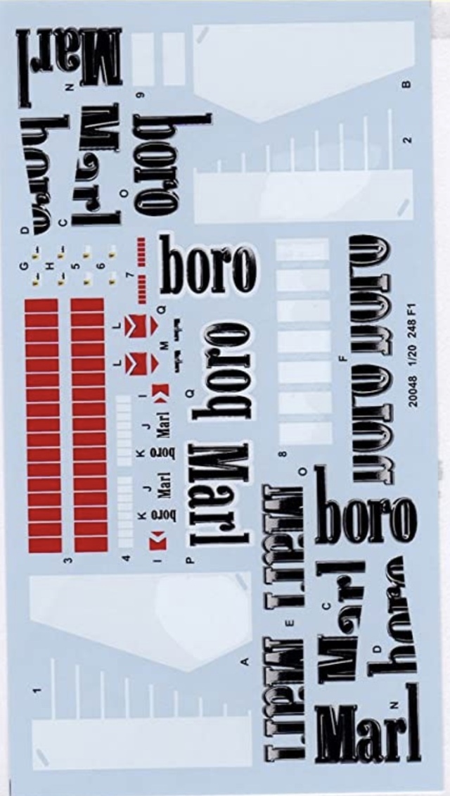 タブデザイン 1/20 フェラーリ F248 F1 2006 マルボロデカール&ノン