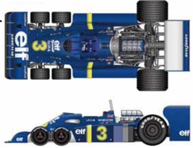 ロム特注スパーク 1/43 ティレル P34 日本GP 1976 J.シェクター