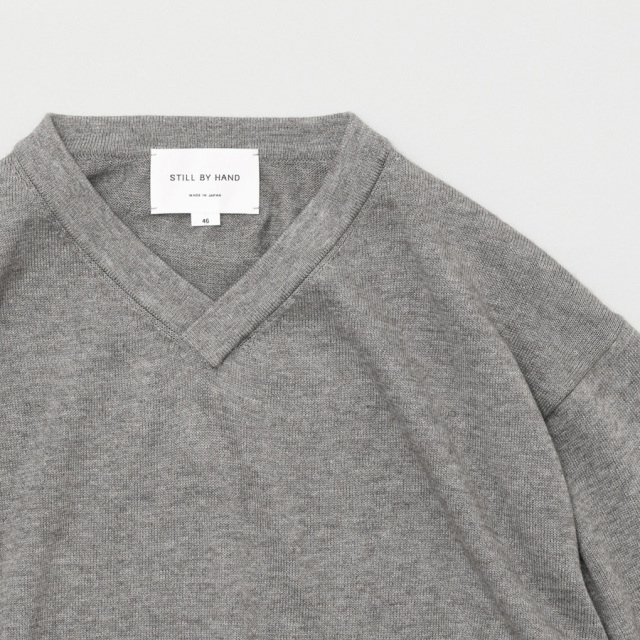 STILL BY HAND (スティルバイハンド) [ KN01243 ] YAK MIX 浅V-NECK