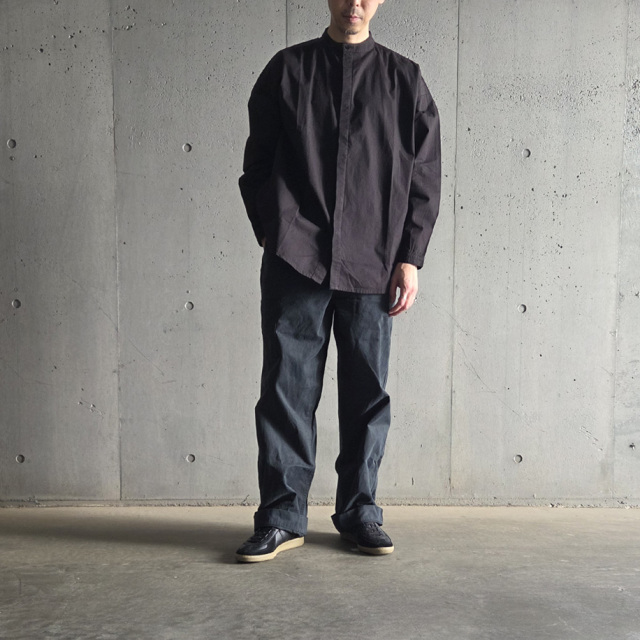 SEEALL (シーオール) [ EXTRA OVER BAND COLLAR SHIRTS ] エクストラ