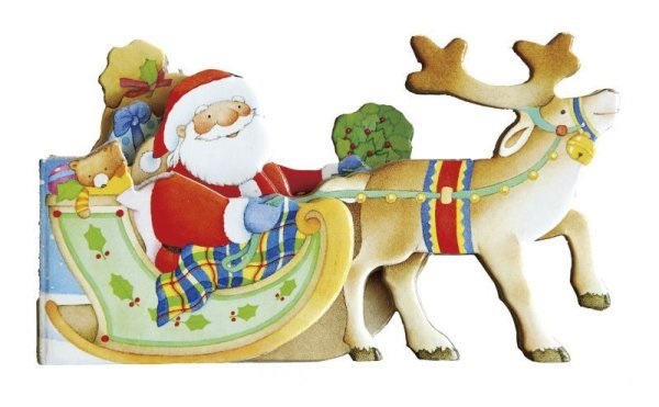 絵本 ドンボスコ社 ミニ絵本 サンタとソリ
