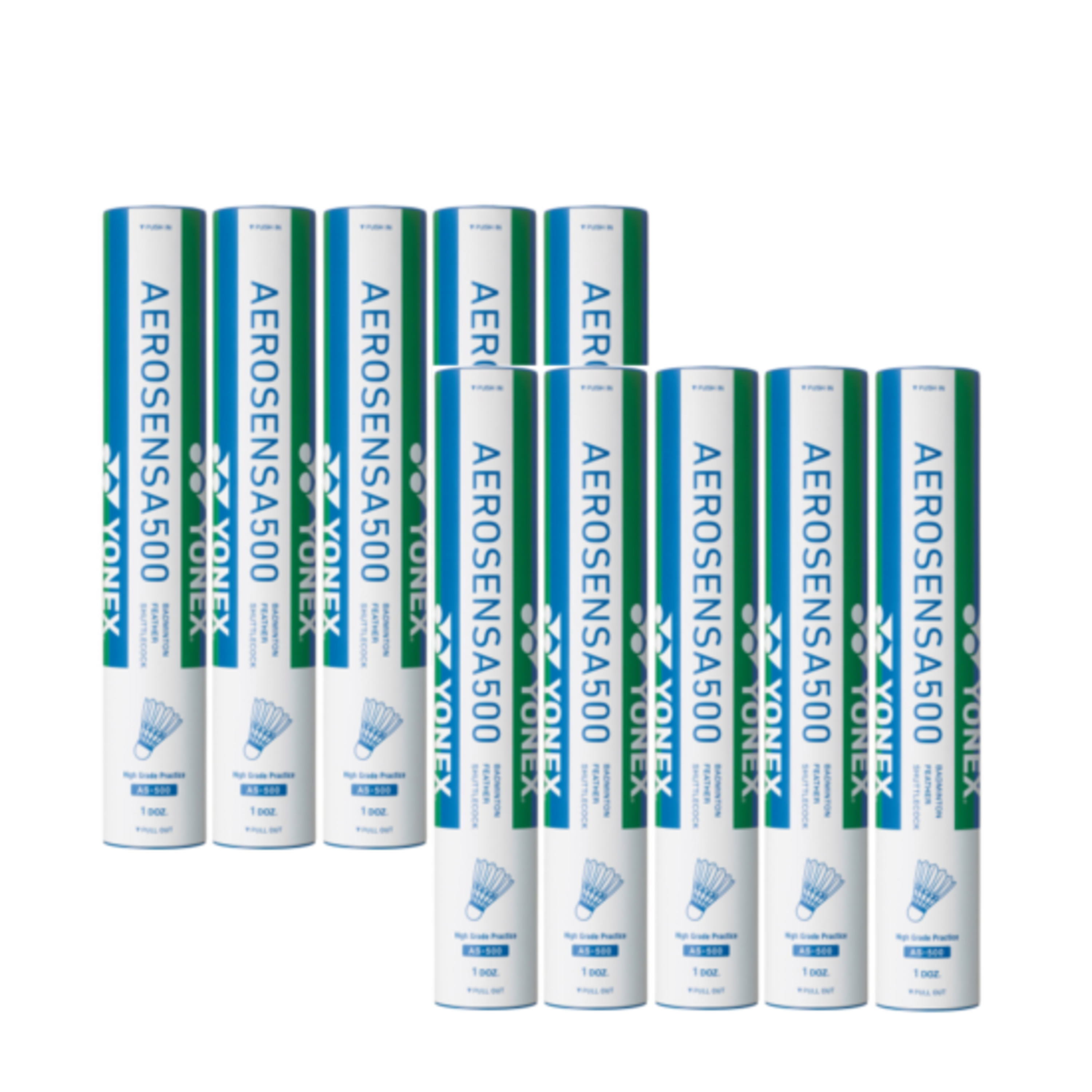 YONEX シャトルコック エアロセンサ500/AEROSENSA500[120球/10ダース