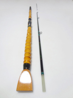 和竿テトラ穴釣り竿,全長1.6M：商品番号2408C