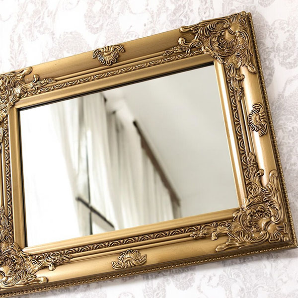 全2色】ロココ調 ウォールミラー 壁掛け鏡 チャーチルウッド｜Y-KAGU