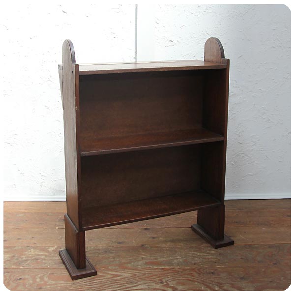 イギリス アンティーク ブックスタンド/収納家具/英国製/本収納