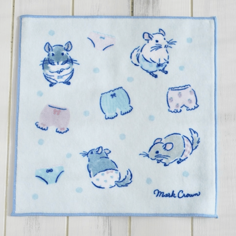 Mark Crown》マルククラウン 日本製タオルハンカチ | Royal Chinchil