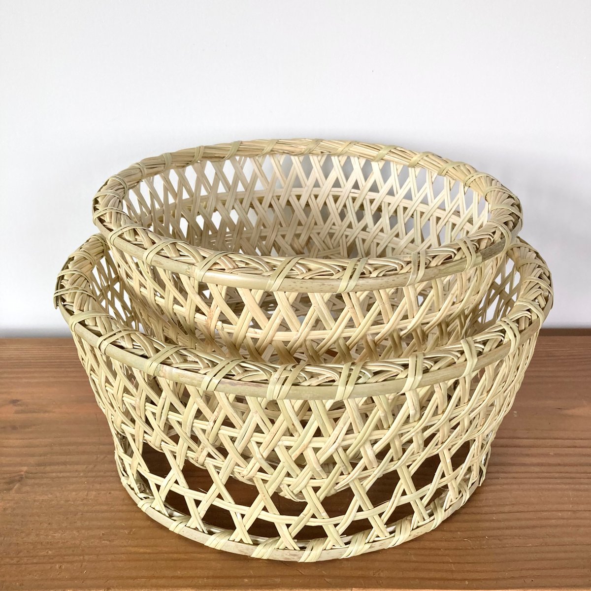 スズ竹 すず竹 ごかご 椀かご(小）／岩手県一戸 鳥越竹細工