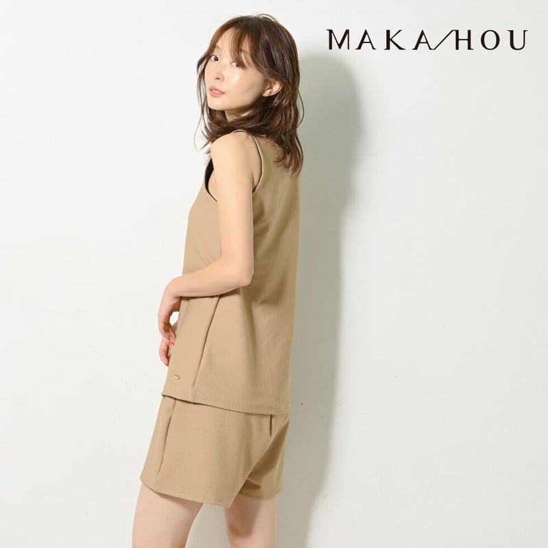 高級感増してリニューアル‼タンクトップ×ショートパンツのセットアップ