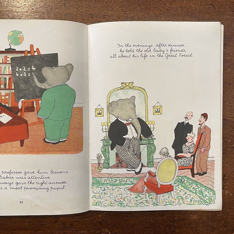 THE STORY OF BABAR（1961年版）」Jean de Brumhoff（ジャ