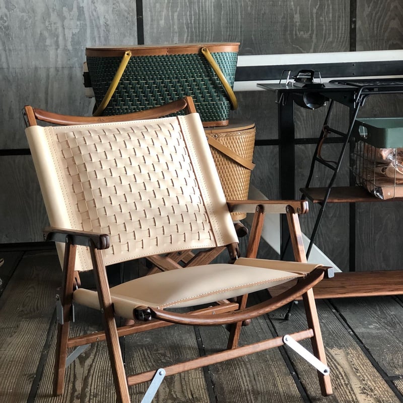 BLACK Design×PINOWORKS コラボロッキングチェア LOW レザーメッシュ