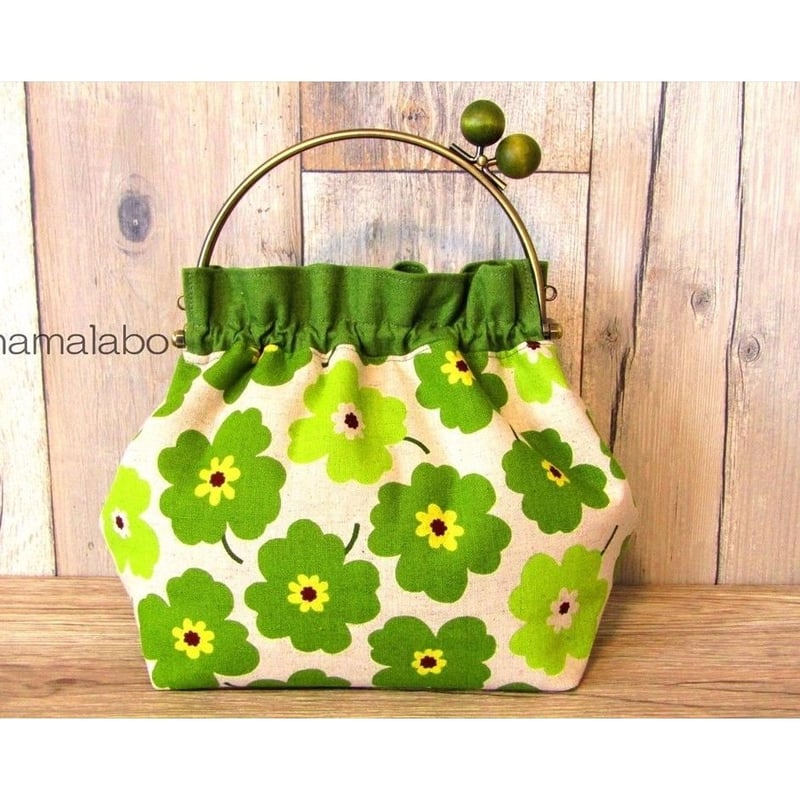 KT-2036】ベンリーがま口ポーチ(くしゅくしゅタイプ)の型紙＆レシピ