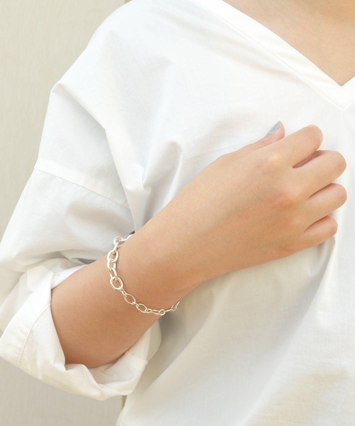 anq.】SV925・コンビチェーンブレスレット | KU-CROISSANT 公式オンライ