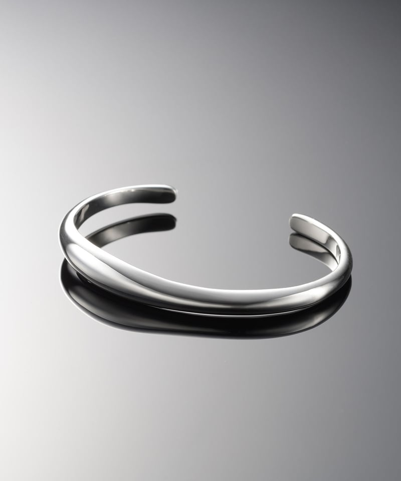 anq.】シルバー925 ドロップラインバングル | KU-CROISSANT 公式オンラ