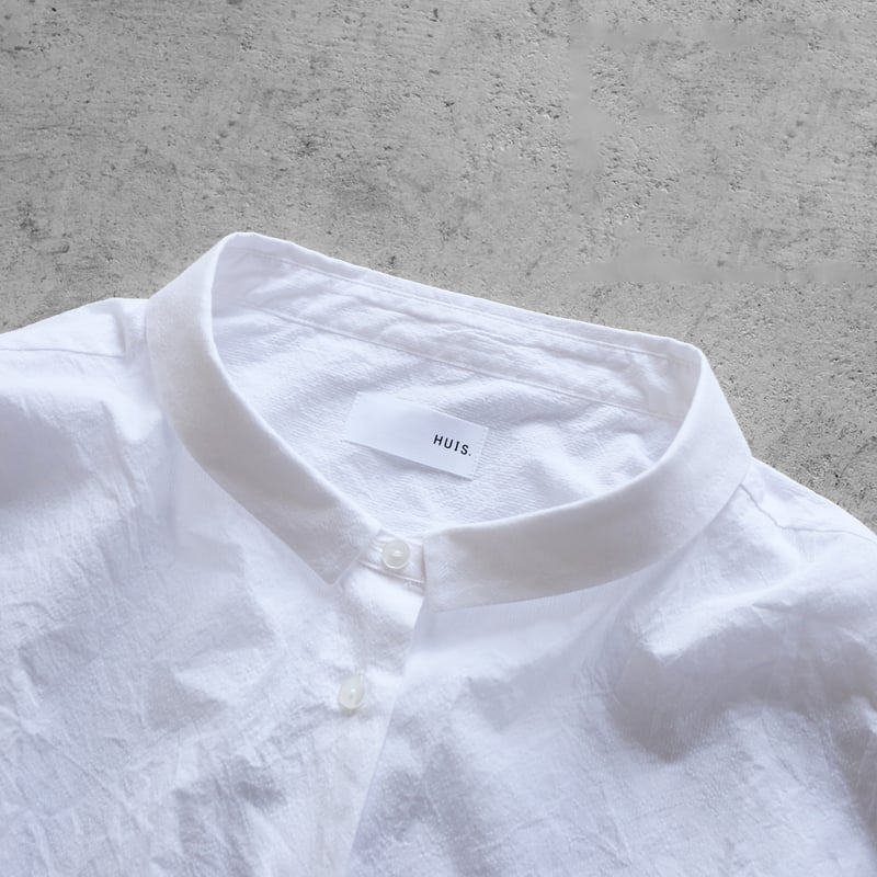 コードレーンワイドブラウス（白）【レディス】U102 | HUIS onlinestore