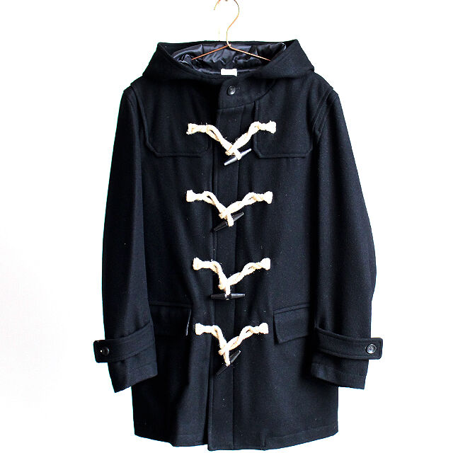 albino】 麻紐×トグルボタン留めウールダッフルコート | albino