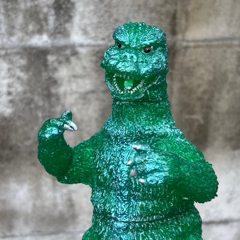 数量限定】ゴジラ（1974）ソフビキット クリアーグリーン