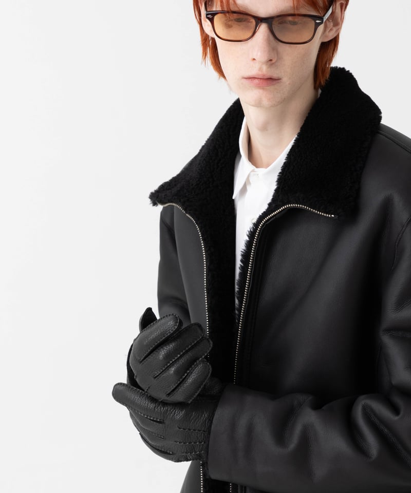 MB ULTIMATE FABRIC パーマネントレザーグローブ/ディアスキンカシミア