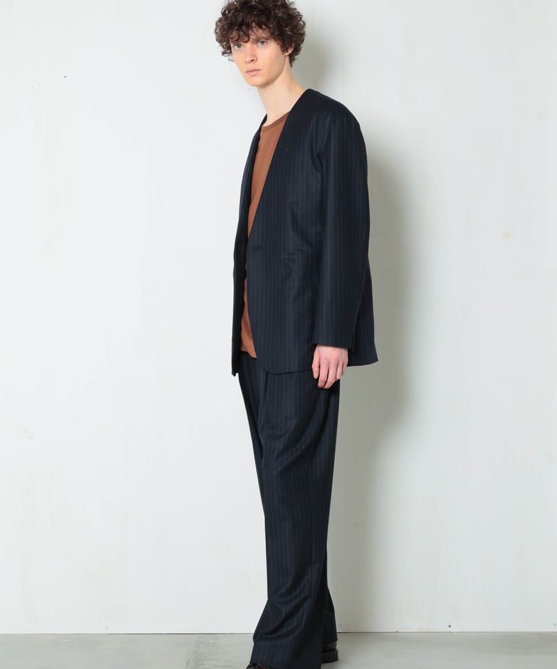 MBハイエンド尾州ウール クラシックノーカラージャケット | MB -there