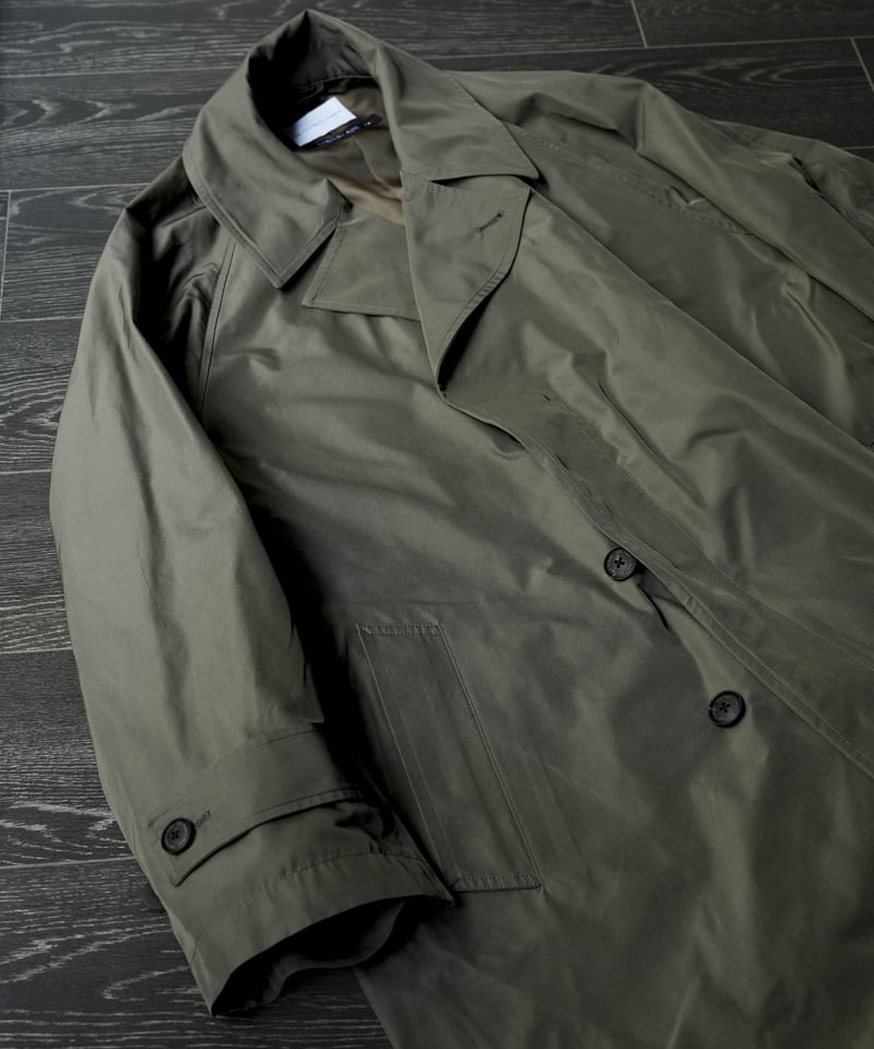 MB ULTIMATE FABRIC MEMORY TWILL シングルトレンチコート by