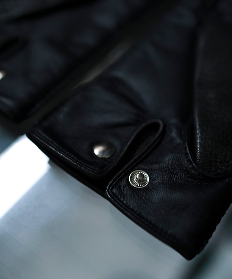 MB ULTIMATE FABRIC パーマネントレザーグローブ/ディアスキンカシミア