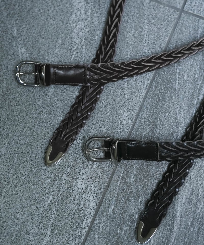 MB ULTIMATE FABRIC レザーメッシュベルト by BRITISH BRIDLE