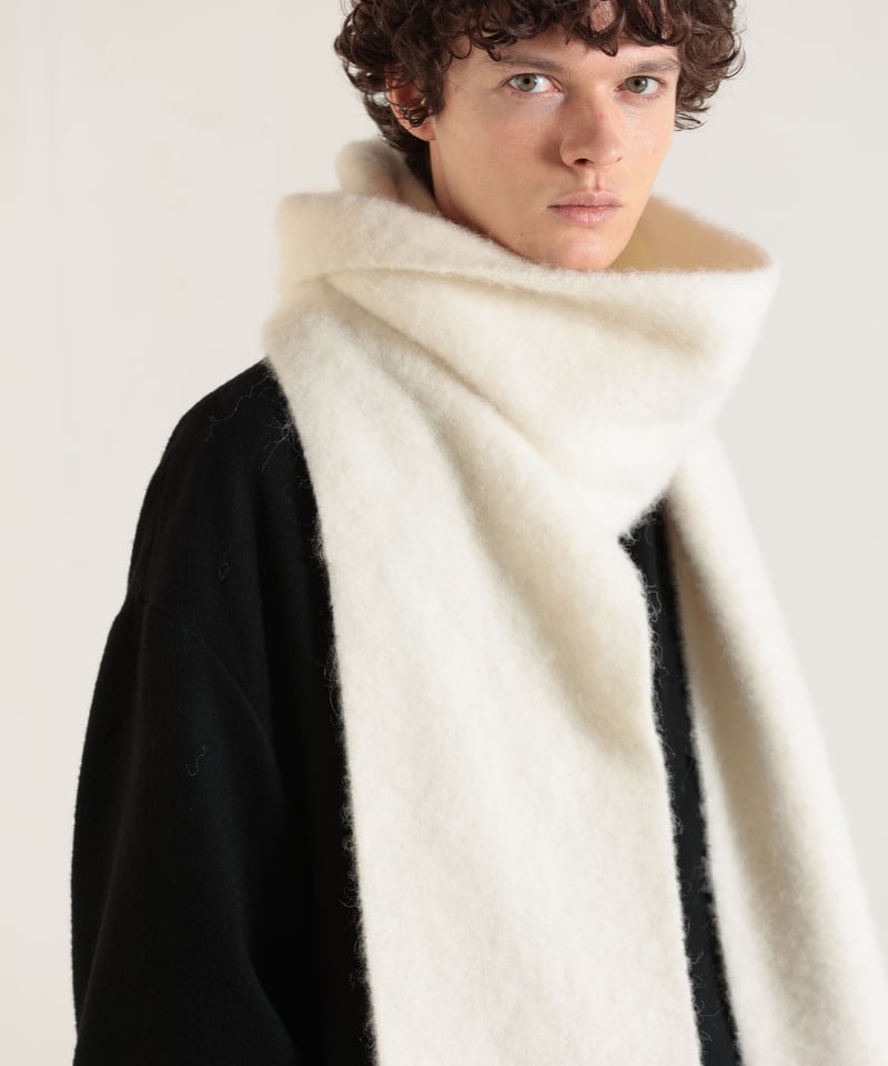 MB ULTIMATE FABRIC アルパカロングマフラー Fabric by Italy