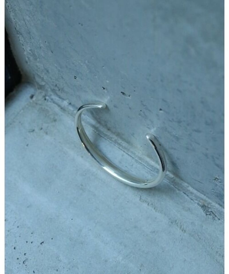OX JEWELRY Silver Curve Bangle | MB -there is a