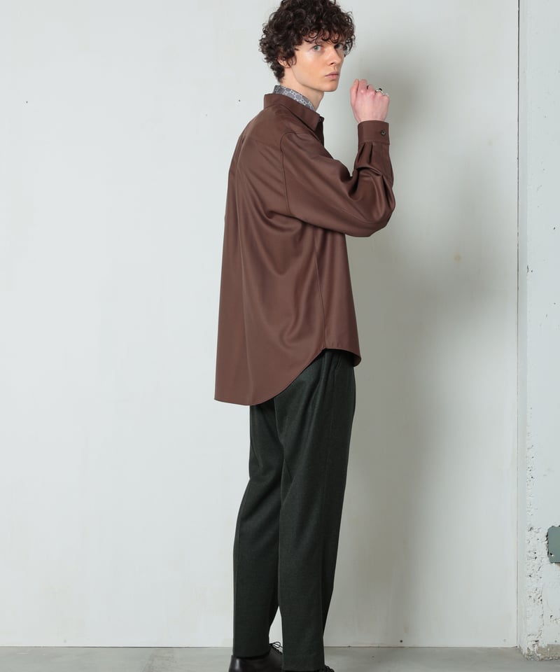 MBハイエンド尾州ウールシャツ（リラックスフィット） | MB -there is