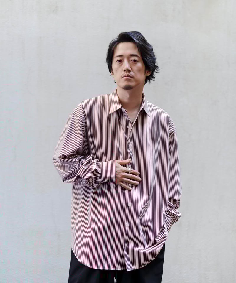 MB ULTIMATE FABRIC ジャージーストライプシャツ | MB -there is