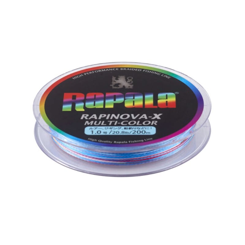 ラピノヴァ X マルチカラー 150m | Rapala-e-shop