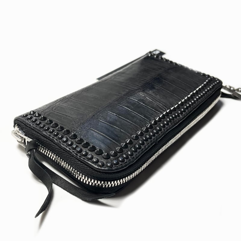 KMRii ・ケムリ・WR-CDL-03 ・Black・クロコウォレット | MEGA
