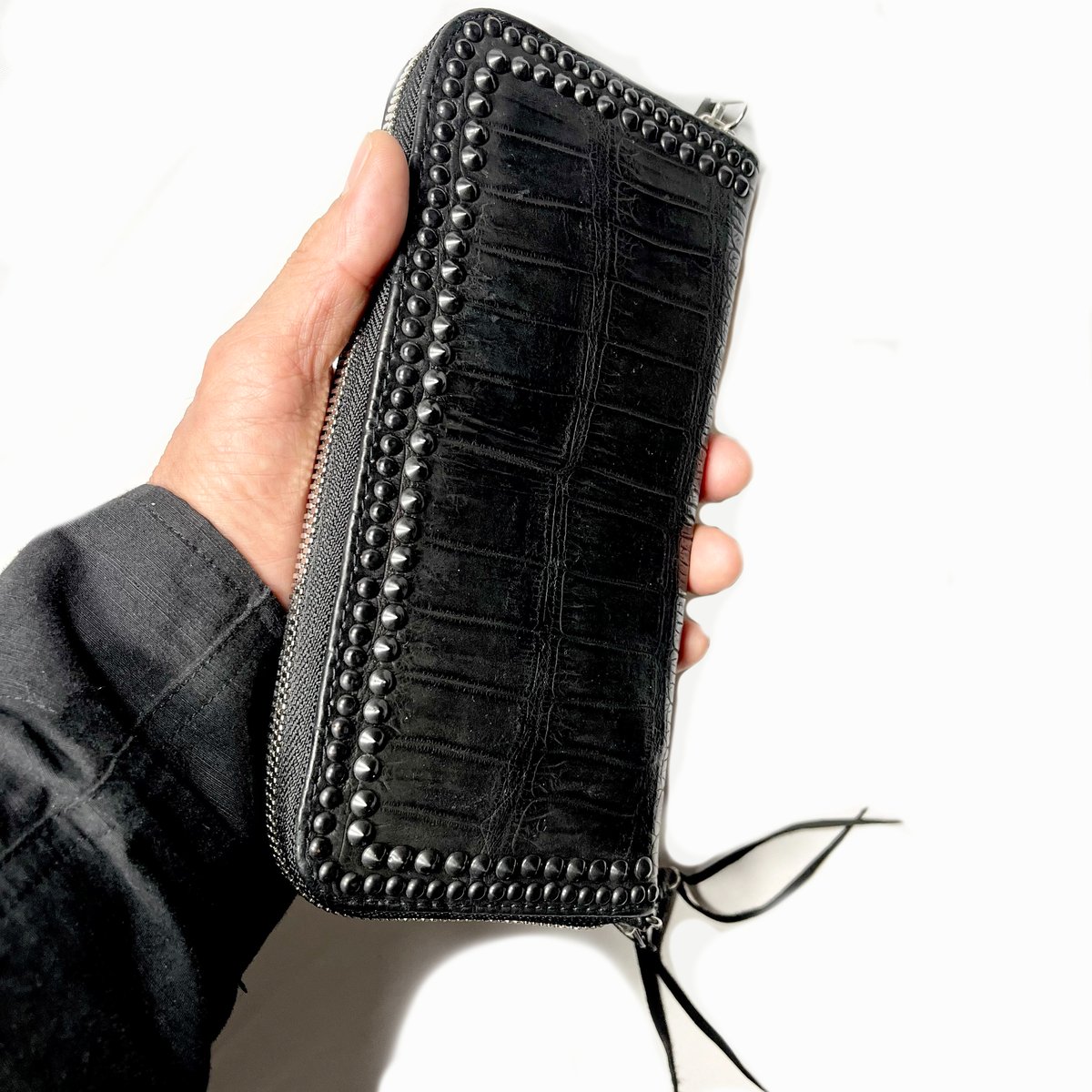 KMRii ・ケムリ・WR-CDL-03 ・Black・クロコウォレット | MEGA