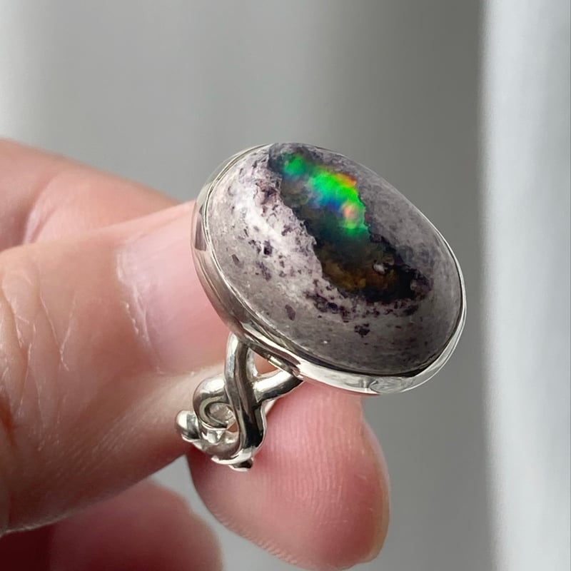 カンテラオパールリング(グレー色）/ SV925 | su-py