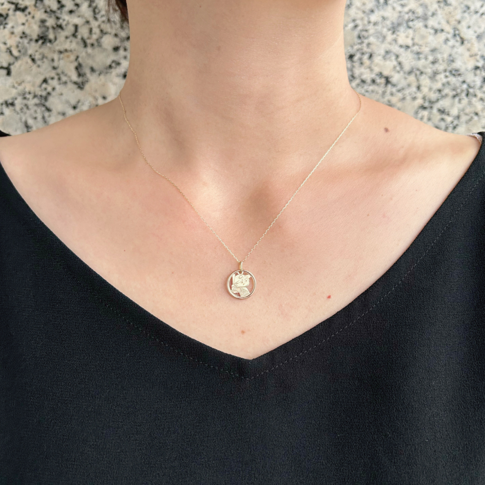 K10YG ネックレス＜カープ坊や＞ | VERITEOnline-Shop｜ラグジュアリー