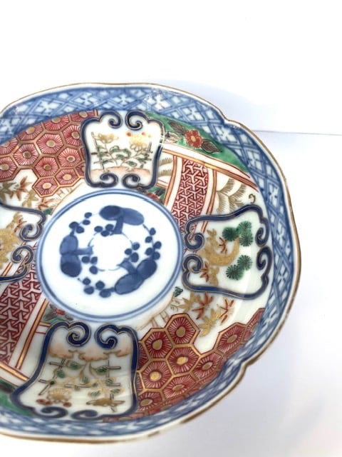骨董 古伊万里（江戸後期～明治） 輪花五寸皿 | FURACOCO