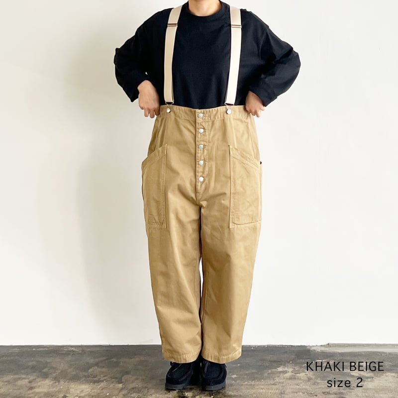 SUSPENDER GARDEN PANTS CHINO チノ サスペンダーガーデンパンツ