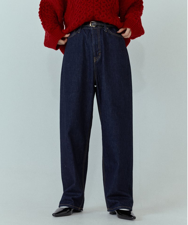 FASHIRU × SOMETHING］baggy fit Jeans(Japan made