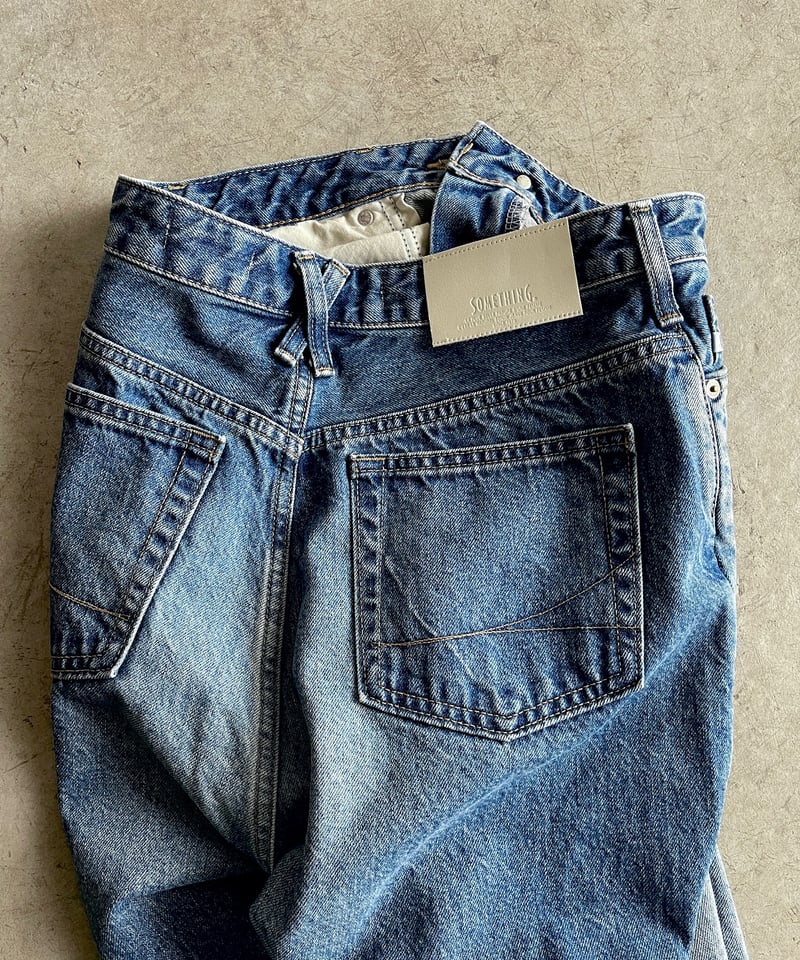 FASHIRU × SOMETHING］baggy fit Jeans(Japan made