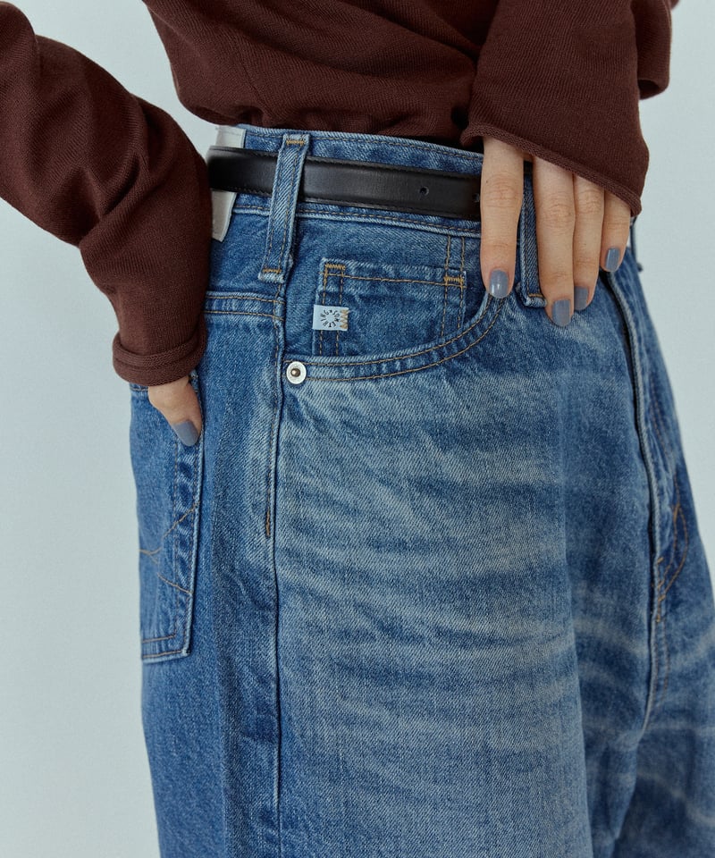 FASHIRU × SOMETHING］baggy fit Jeans(Japan made