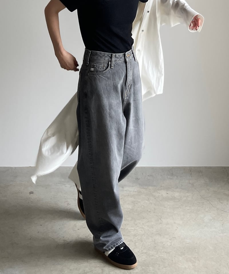 FASHIRU × SOMETHING］baggy fit Jeans(Japan made