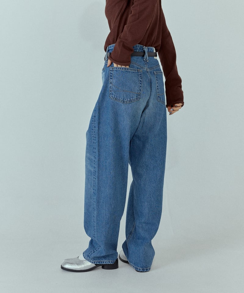 FASHIRU × SOMETHING］baggy fit Jeans(Japan made