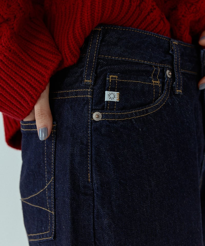 FASHIRU × SOMETHING］baggy fit Jeans(Japan made