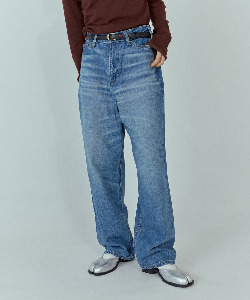 FASHIRU × SOMETHING］baggy fit Jeans(Japan made
