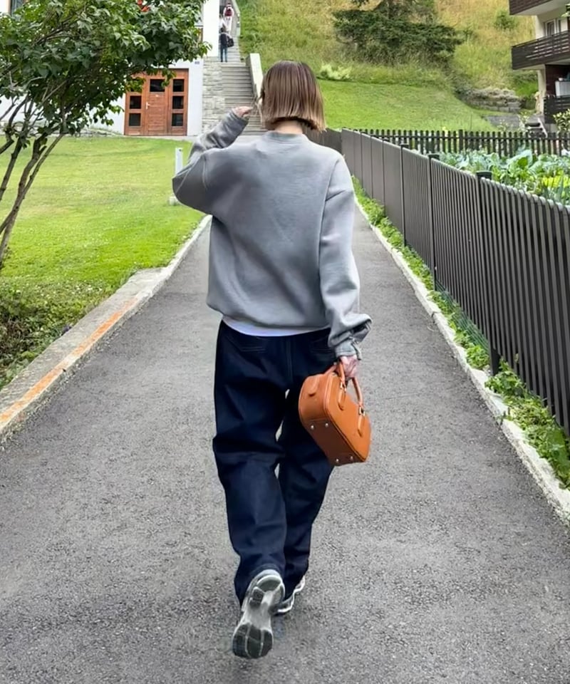 FASHIRU × SOMETHING］baggy fit Jeans(Japan made