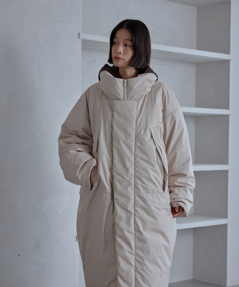 long puffer overcoat/3color | F A S H I R U