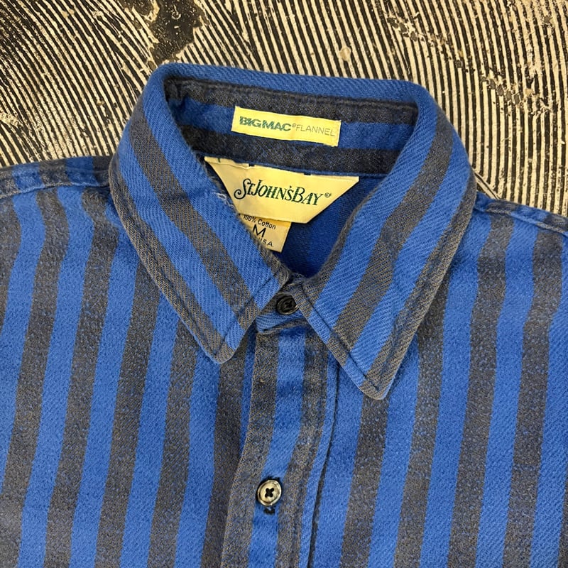 80s St. John's Bay × BIG MAC Cotton Heavy Flann